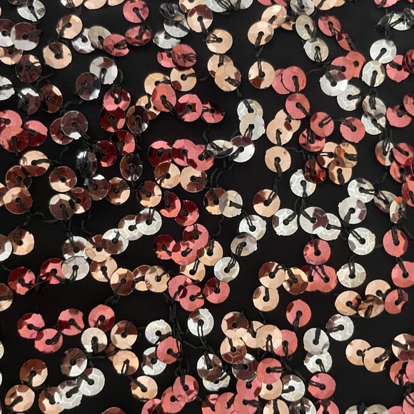 Rose and Gold Sequin Vince Camuto Dress - Picture 4 of 4